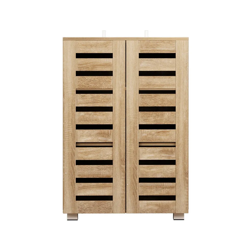 Adjustable 5-Tier Shoe Cabinet w/ Ventilated Doors - Artiss