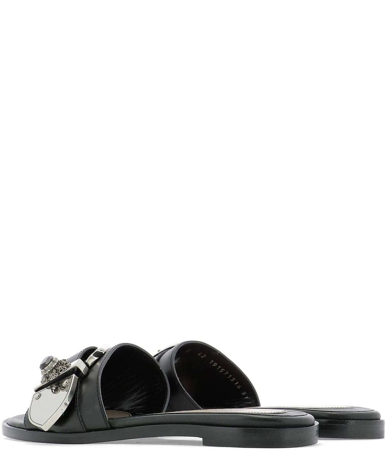 Alexander McQueen Buckle Detail Slides