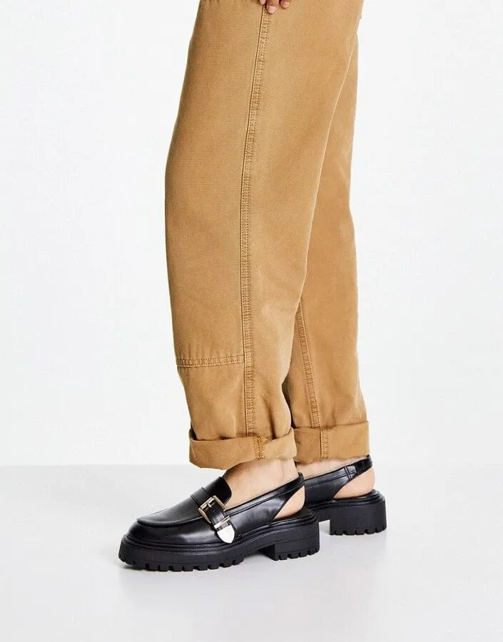 ASOS - Malik Chunky Slingback Flat Loafers