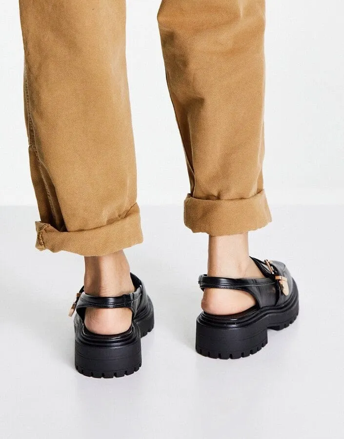 ASOS - Malik Chunky Slingback Flat Loafers