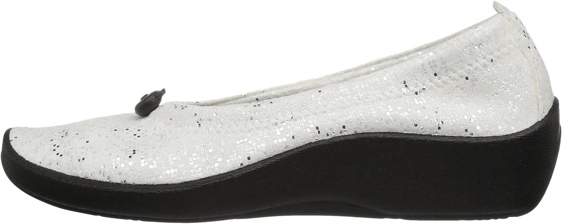 Ballet flats L14 Arcopedico, White Sparkle