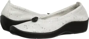 Ballet flats L14 Arcopedico, White Sparkle