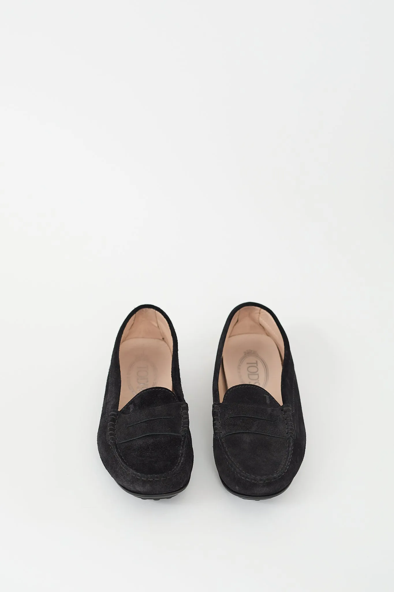 Black Suede Driving Loafer