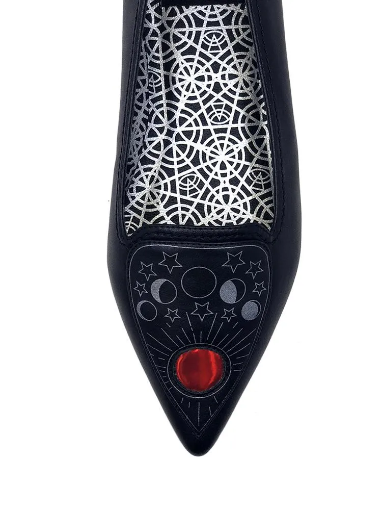 Black/Silver/Red Spirit Planchette Flats