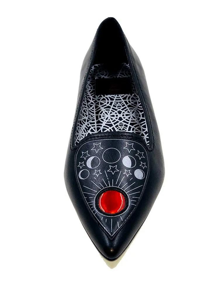 Black/Silver/Red Spirit Planchette Flats