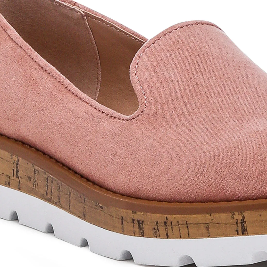 Blush Canvas Slip-On Loafer