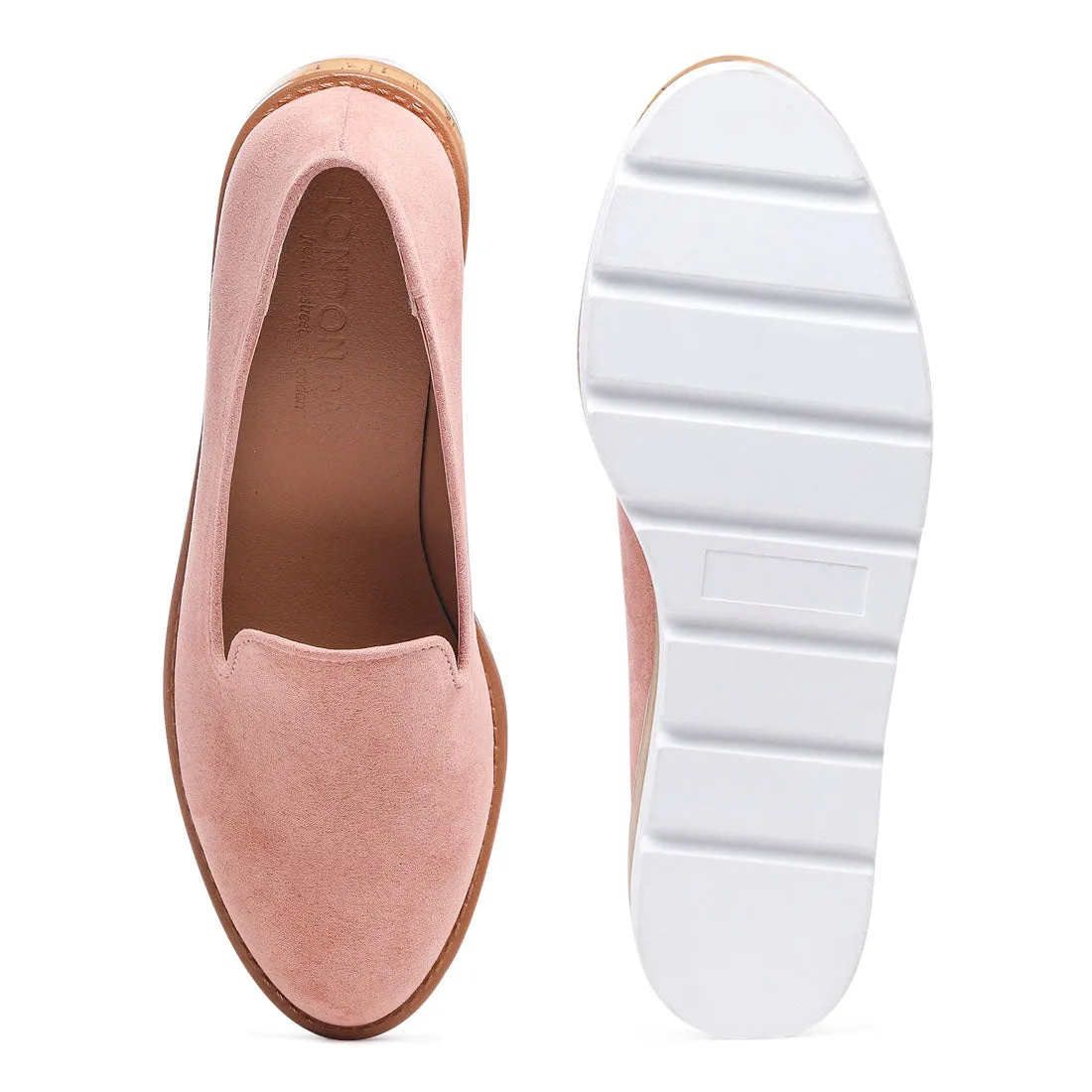 Blush Canvas Slip-On Loafer