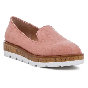 Blush Canvas Slip-On Loafer