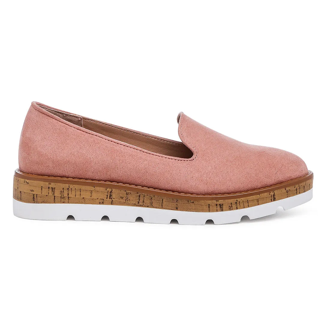 Blush Canvas Slip-On Loafer