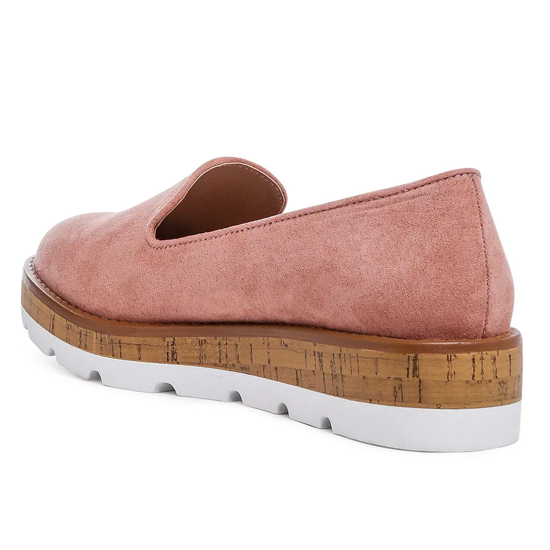 Blush Canvas Slip-On Loafer