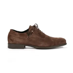 Cesare Paciotti Luxury Italian Men's Oxfords Suede Vit Camoscio Caffe Designer Shoes (CPM5429)