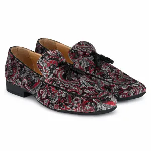 Cherry velvet  Loafers