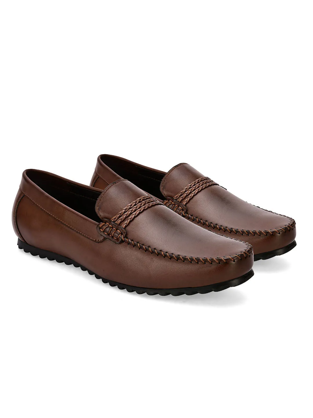 Corbet Brown Driving Loafers