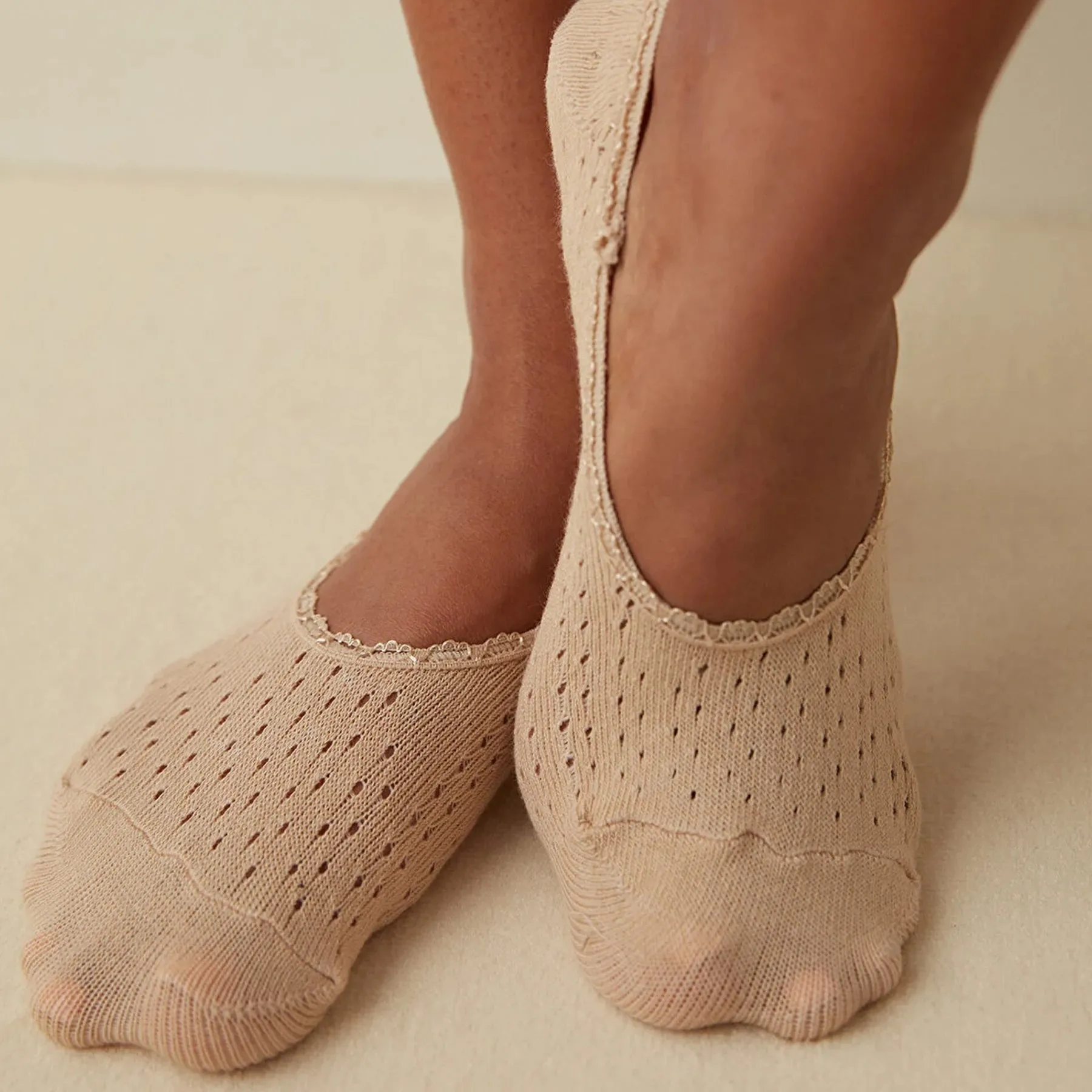 Cotton, No-show, Ventilated Liner Sock