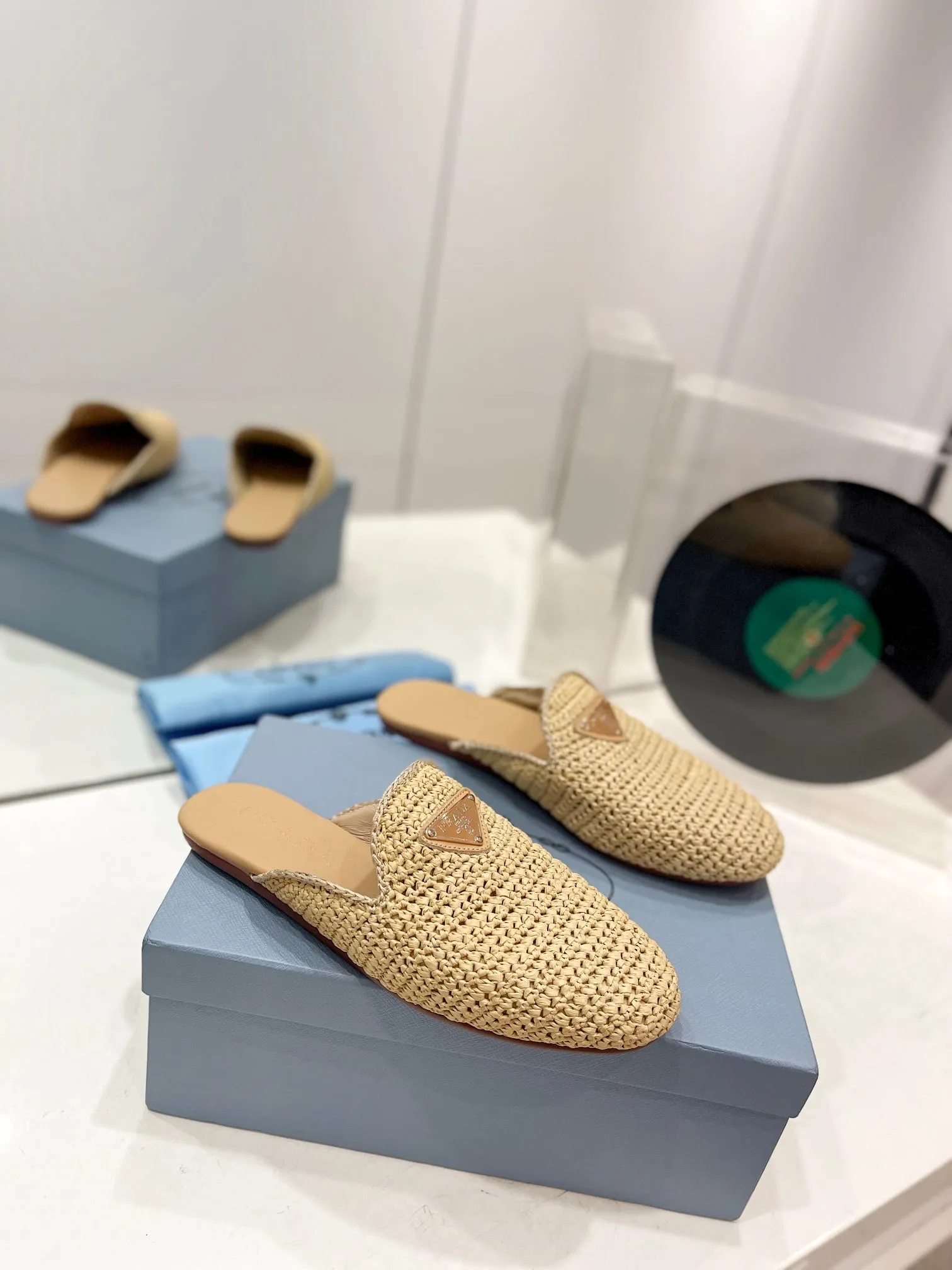 Crochet Mules 5mm Beige