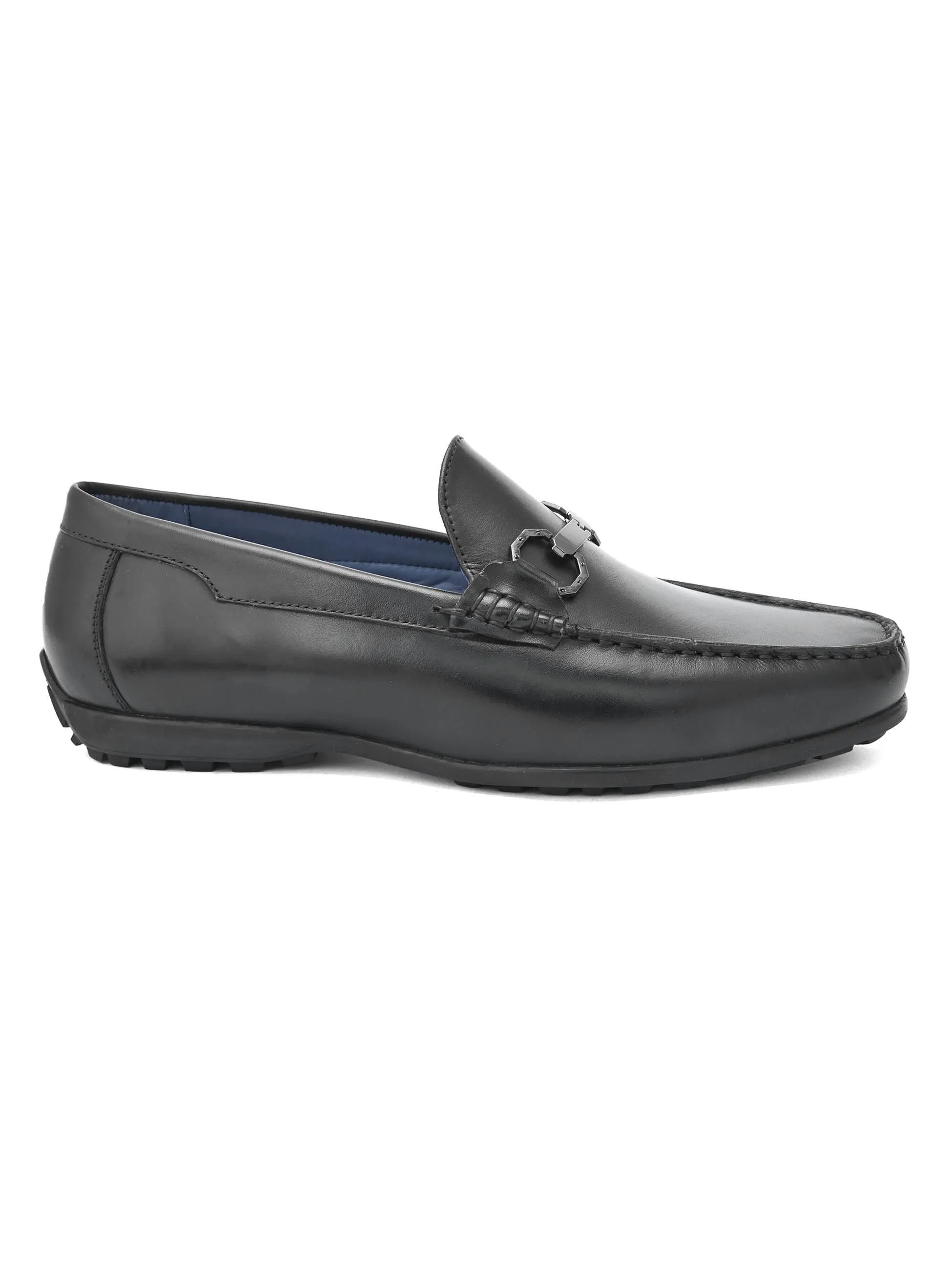 Curtis Black Driving Loafers