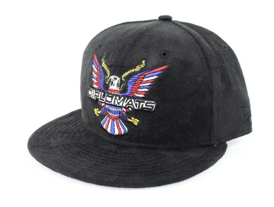 Diplomats 59Fifty New Era Fitted Hat (Black Gray Under Brim)