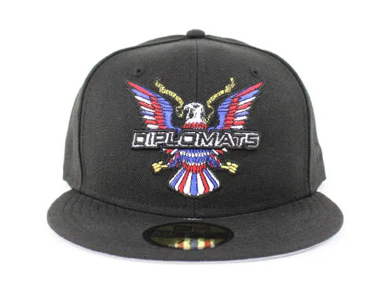 Diplomats 59Fifty New Era Fitted Hat (Black Gray Under Brim)