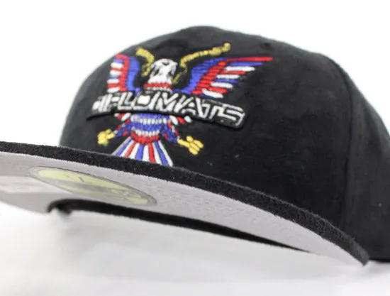 Diplomats 59Fifty New Era Fitted Hat (Black Gray Under Brim)