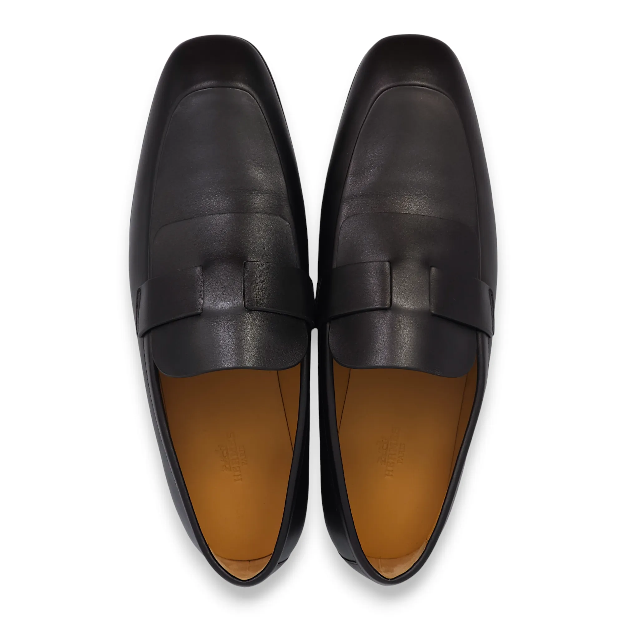 Fancy 42.5 Black Loafers in Calfskin