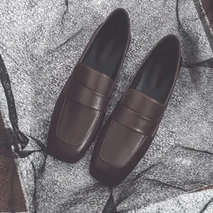 Fashion Lady Leather British Style Women's Loafer