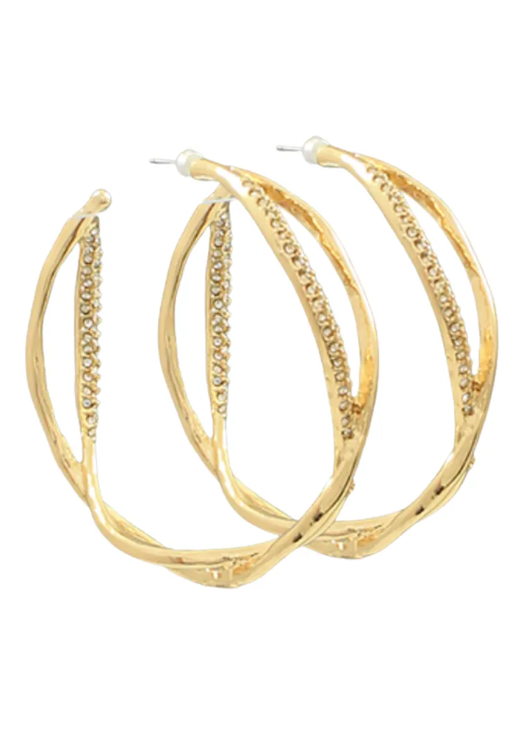 Gemma Twist Hoops