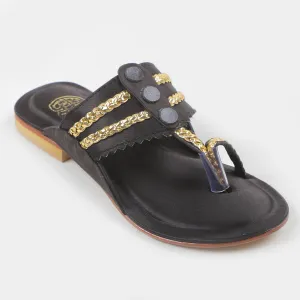 Girls Slipper 55-1-Black