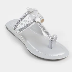 Girls Slipper SL-4 - SILVER