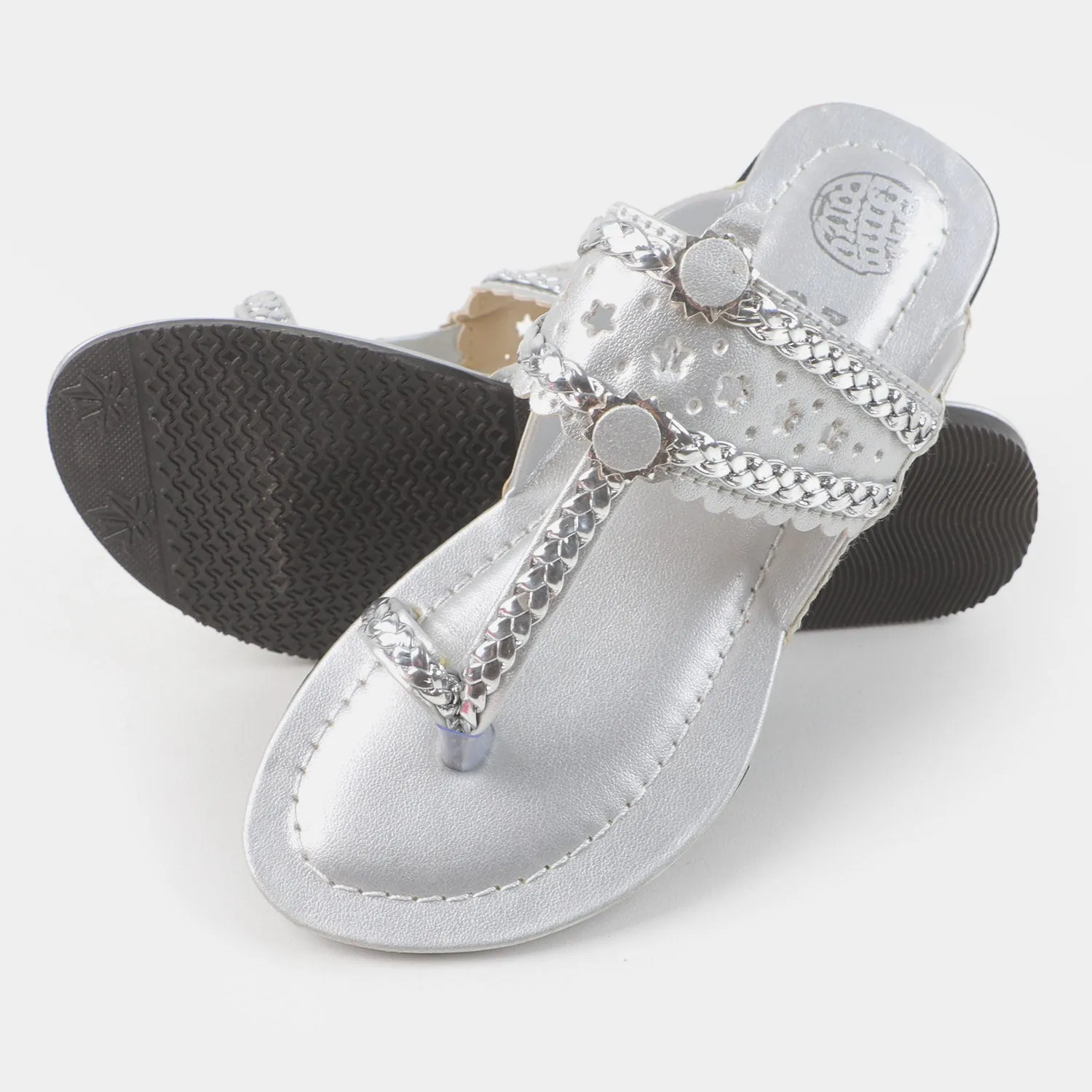 Girls Slipper SL-4 - SILVER