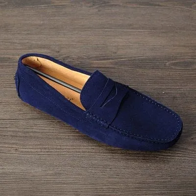 Hot Genuine Nubuck Leather Men Loafers