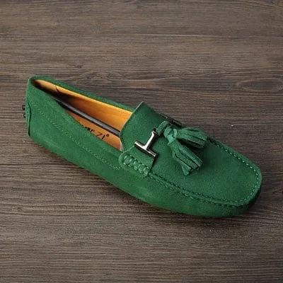 Hot Genuine Nubuck Leather Men Loafers