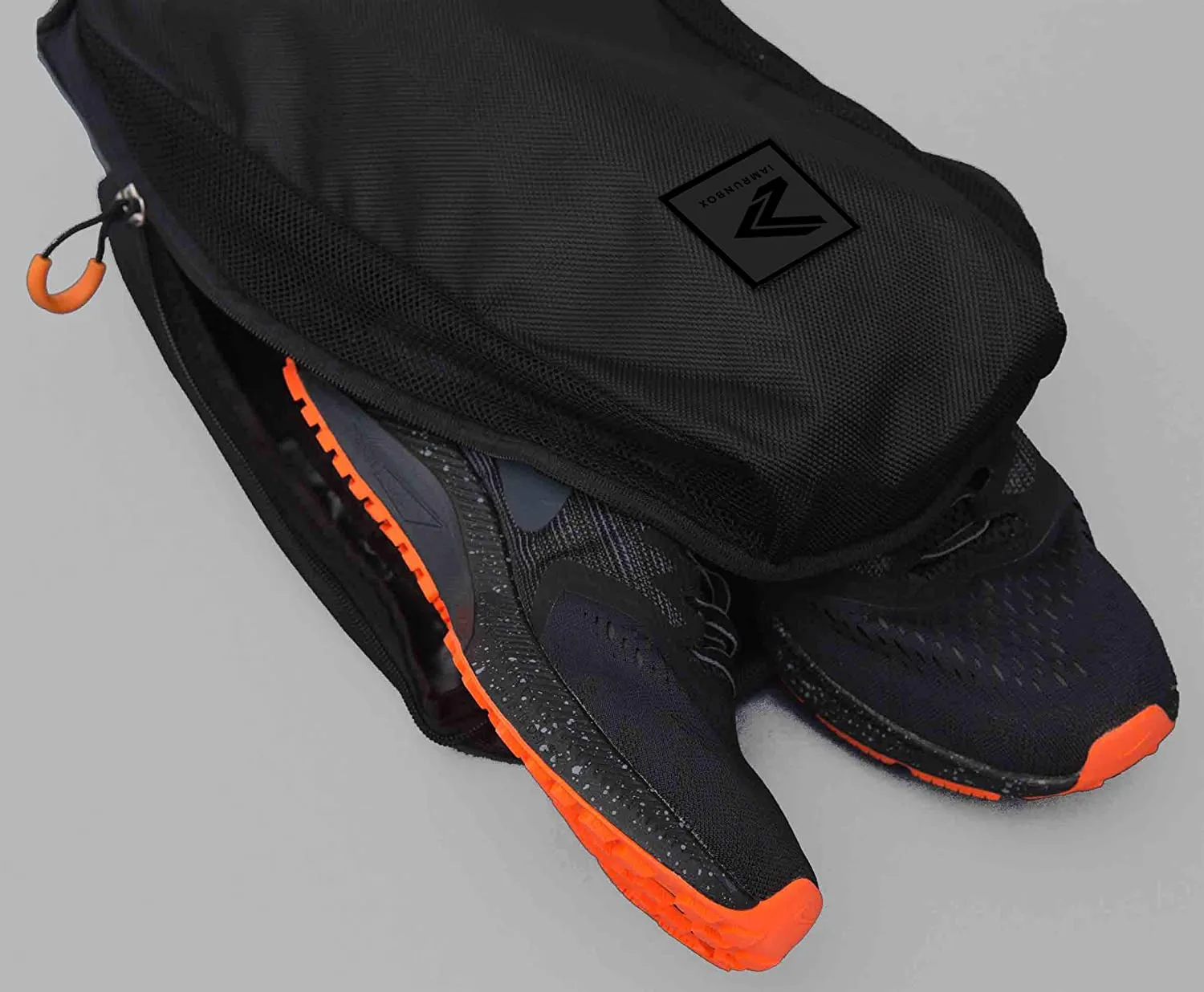 IAMRUNBOX - Travel Shoe Bag, Mesh Shoe Storage, Shoe Bags for Suitcase, Gym Bag, or Travel Bag, Dirt and Water Resistant