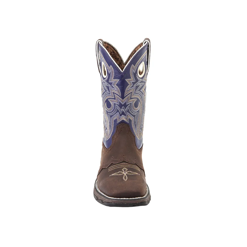 Lady Rebel Embroidered Cowboy Square Toe Boots