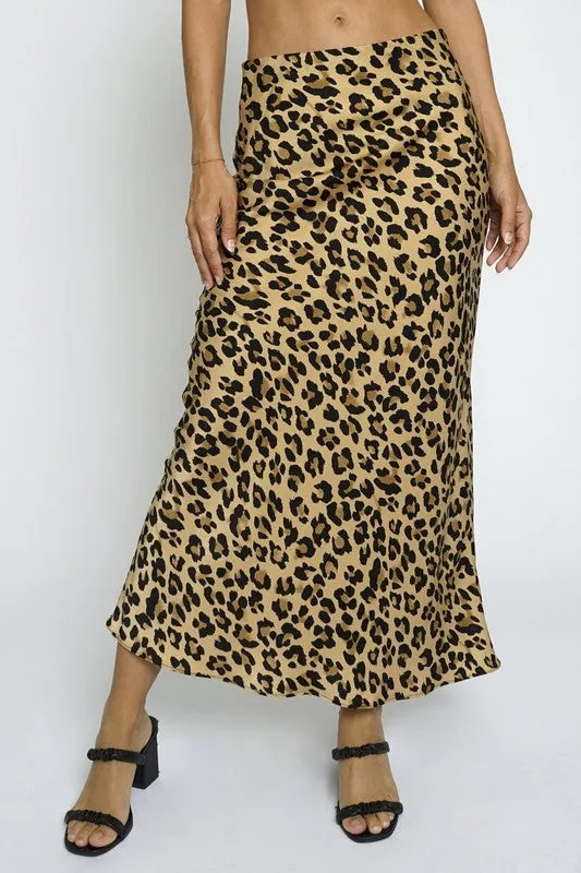 Leopard Maxi Skirt