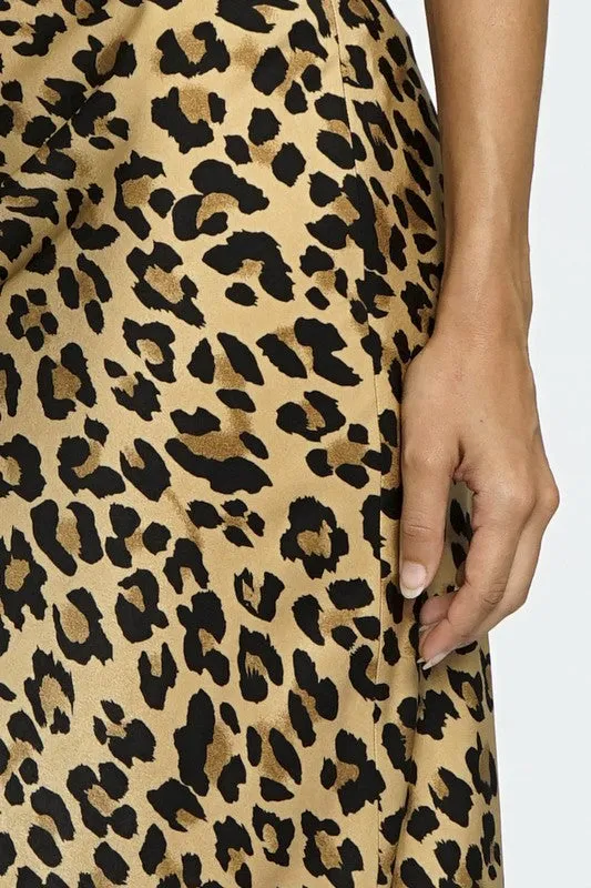 Leopard Maxi Skirt