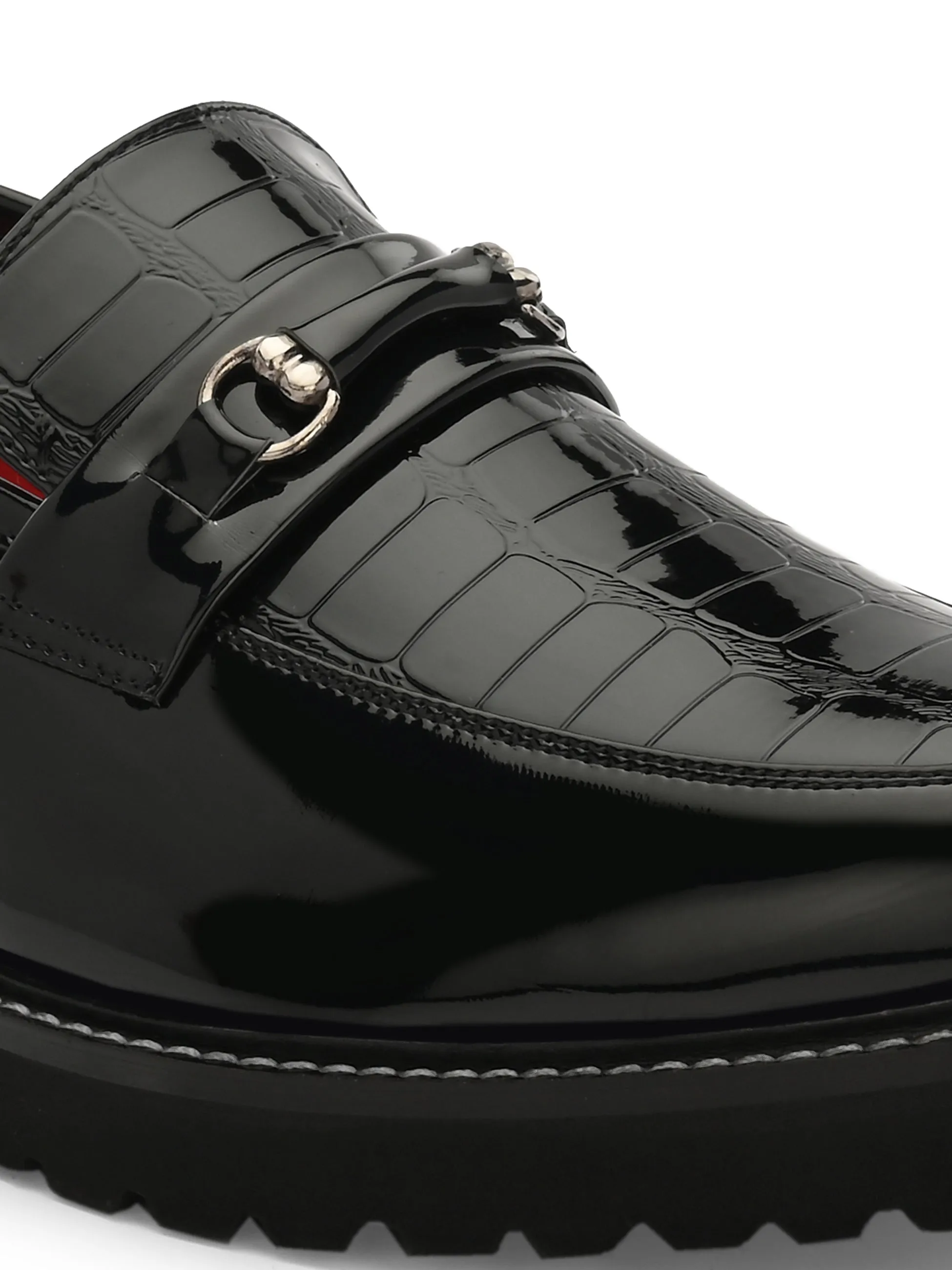 Lisboa Black Chunky Loafers