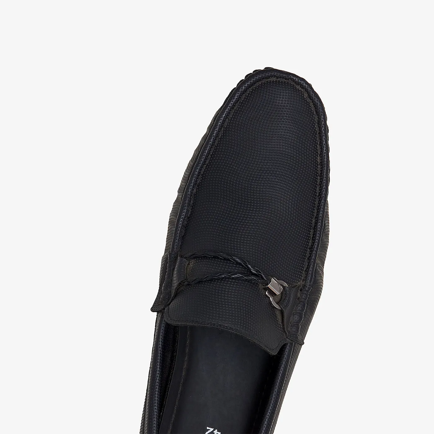 Men's Metal Buckle Loafers