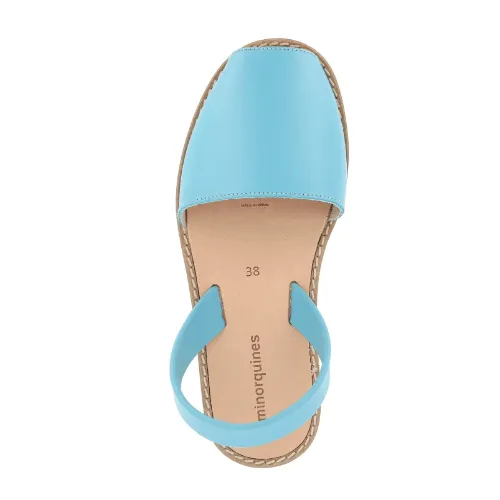 Minorquines Avarca Sandals  | Aquamarine