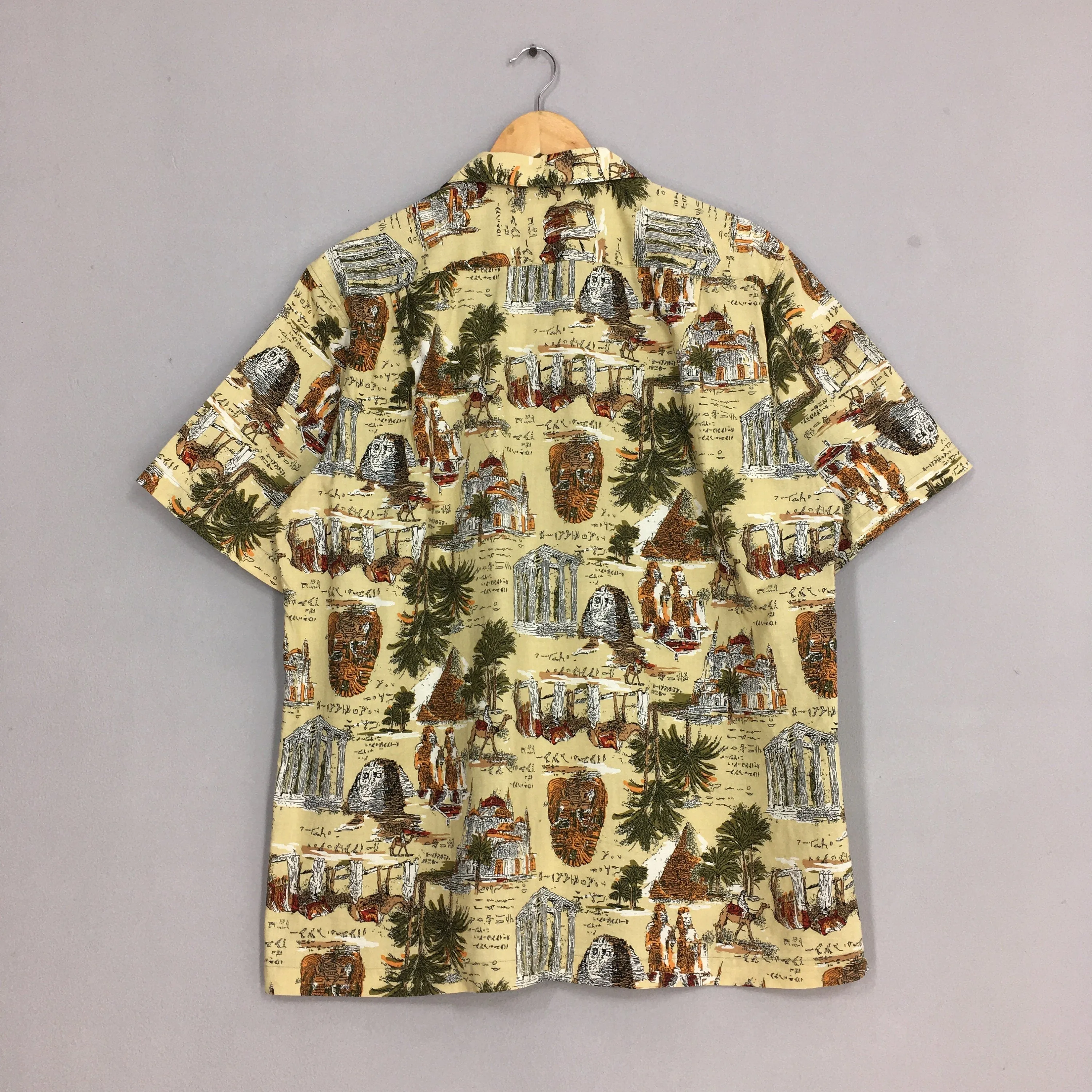 Mobydick Egypt Monument Casual Shirt Large