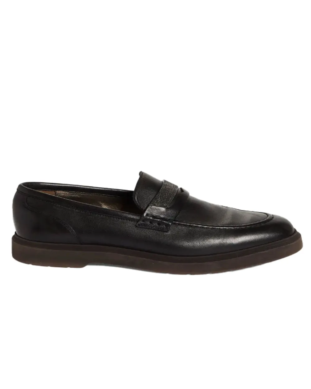 Monili Penny Loafer in Black