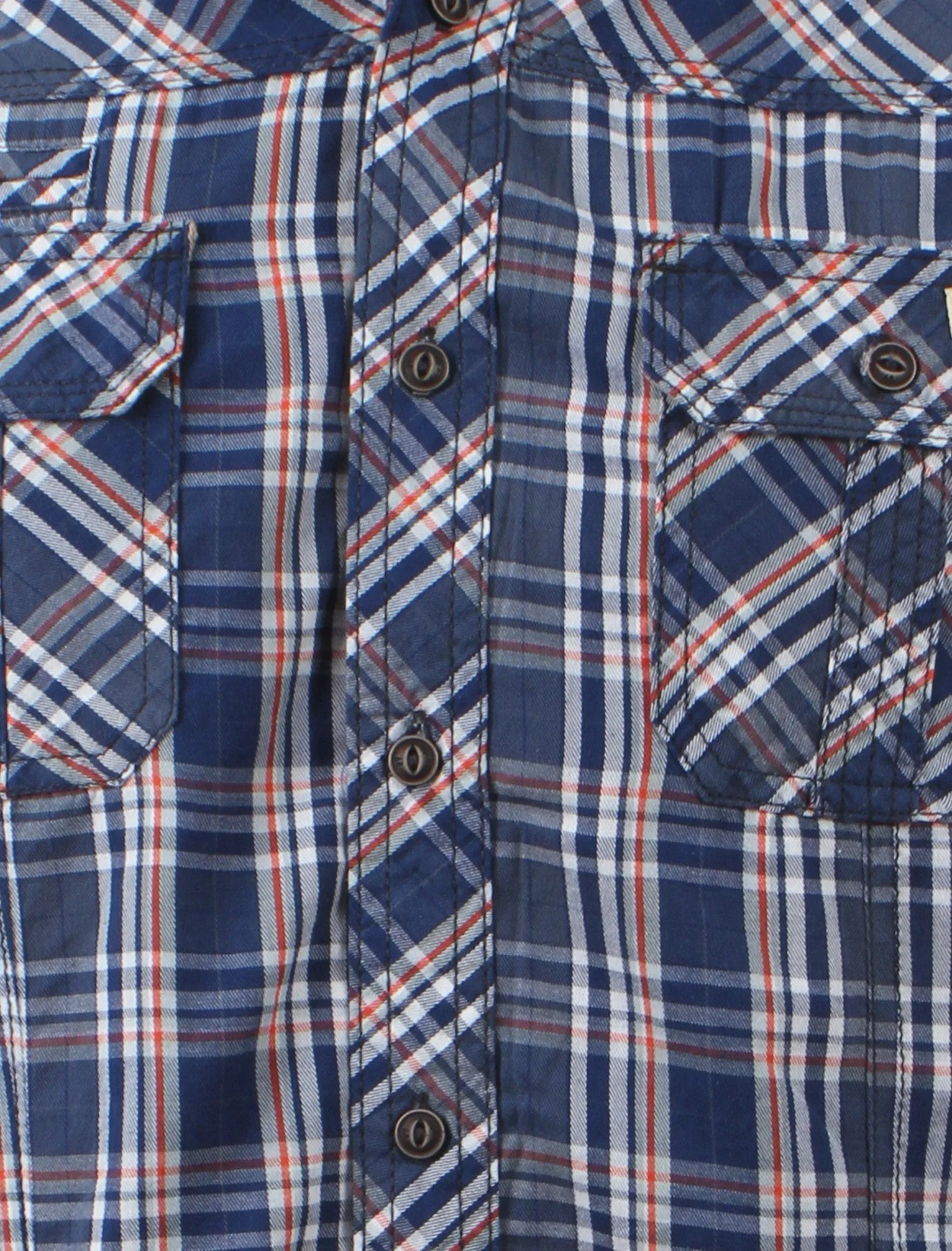 Morello Checked Shirt in Dark Denim - Tokyo Laundry