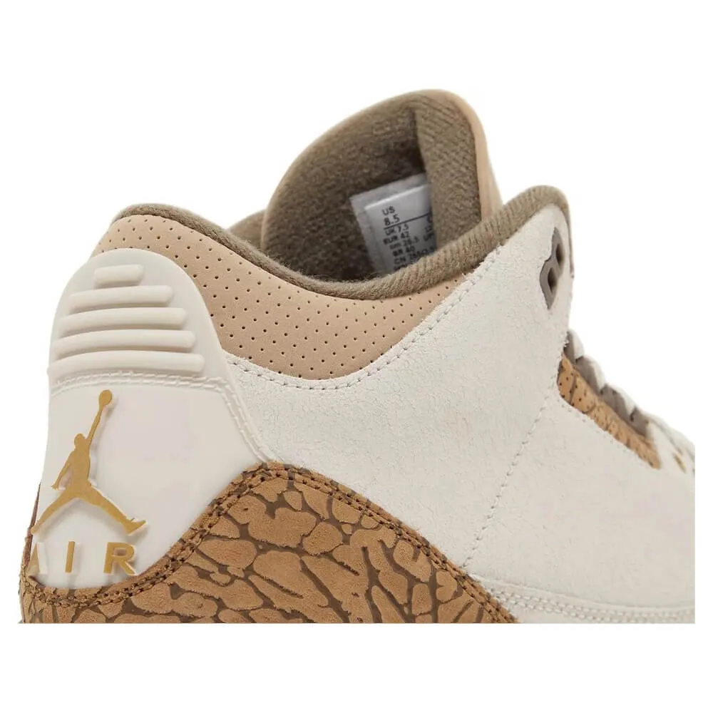 Nike Air Jordan 3 Retro Palomino Sneakers, Beige/Brown