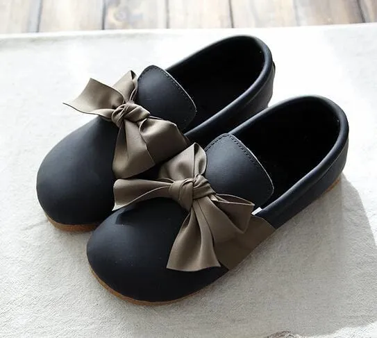 Oshy Bowknot Slip On Loafers