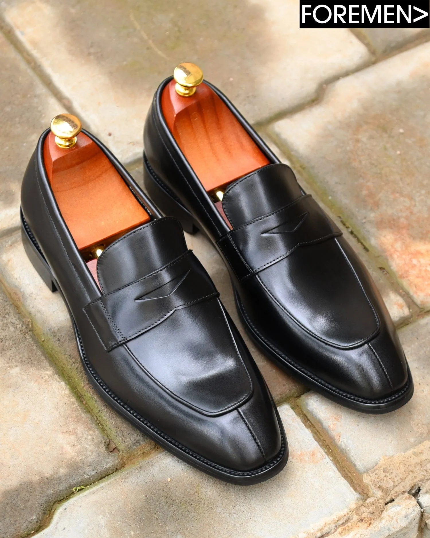 PARIS | Black Leather Loafers