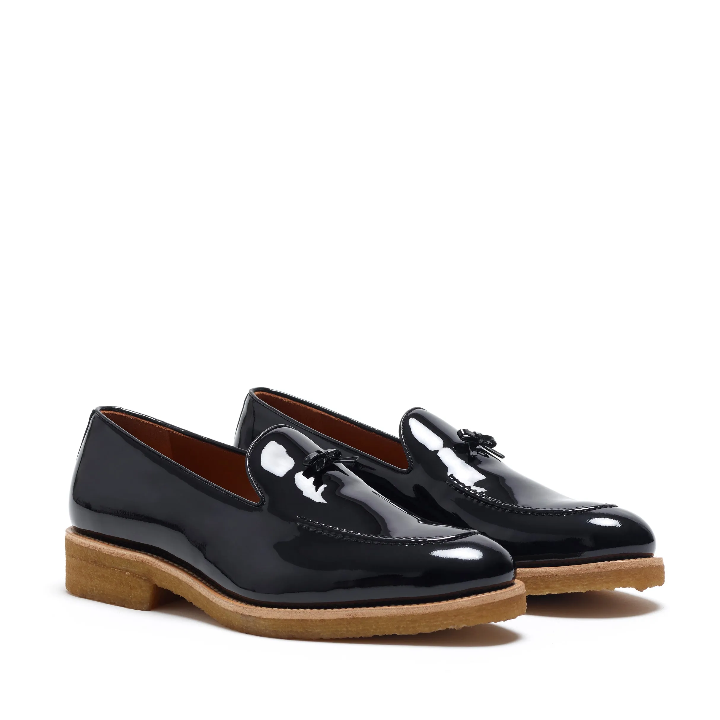 Patent Black Belgian Loafer