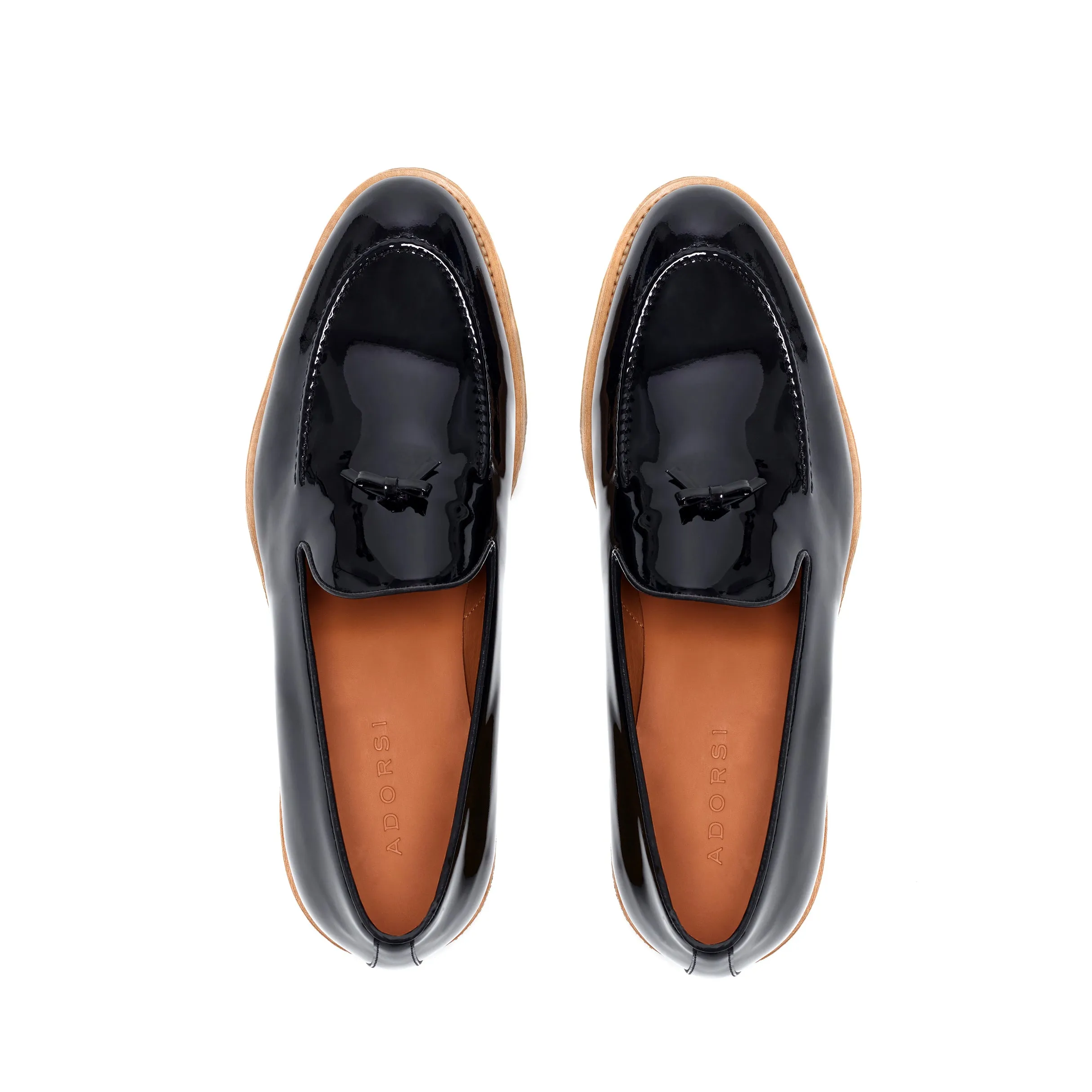 Patent Black Belgian Loafer