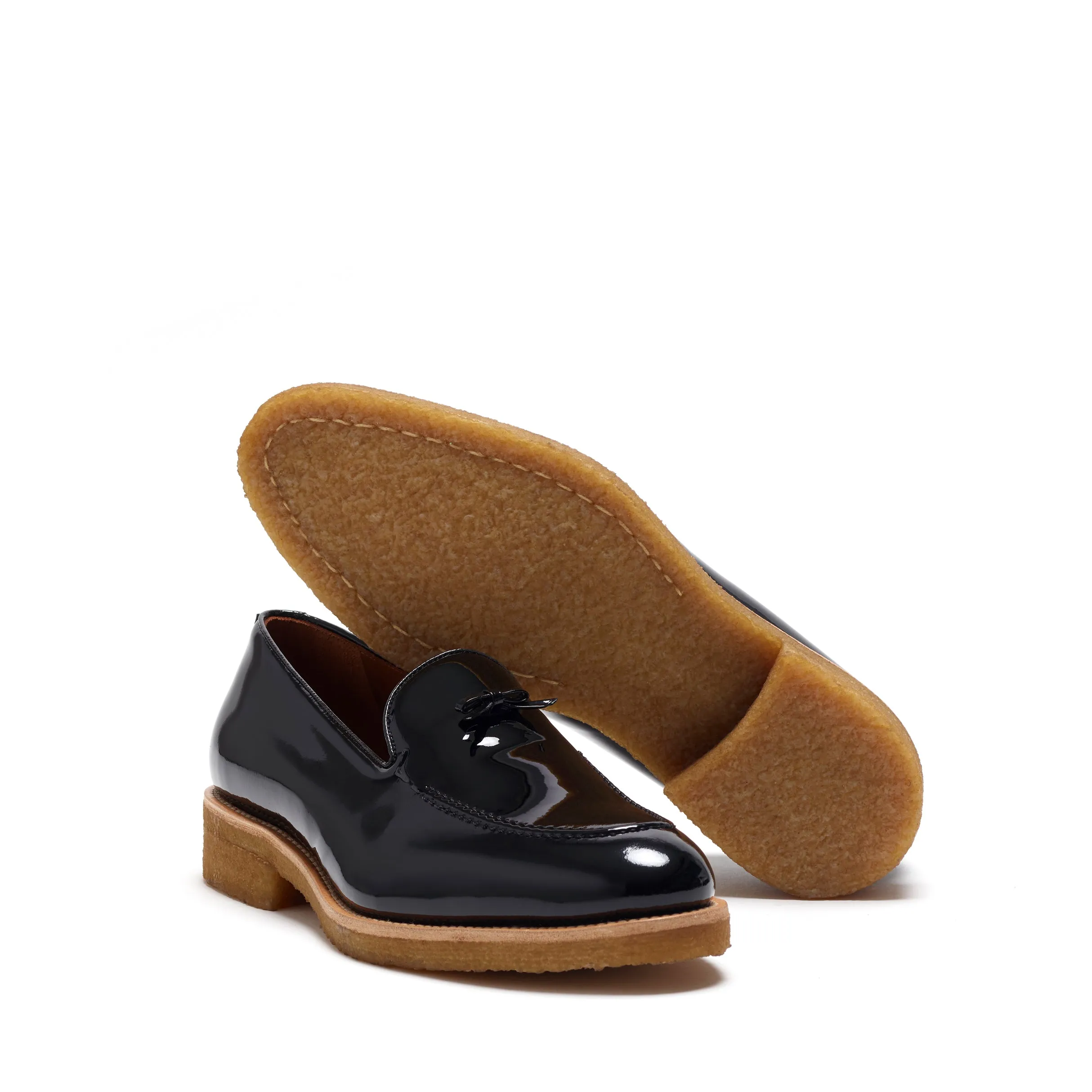 Patent Black Belgian Loafer