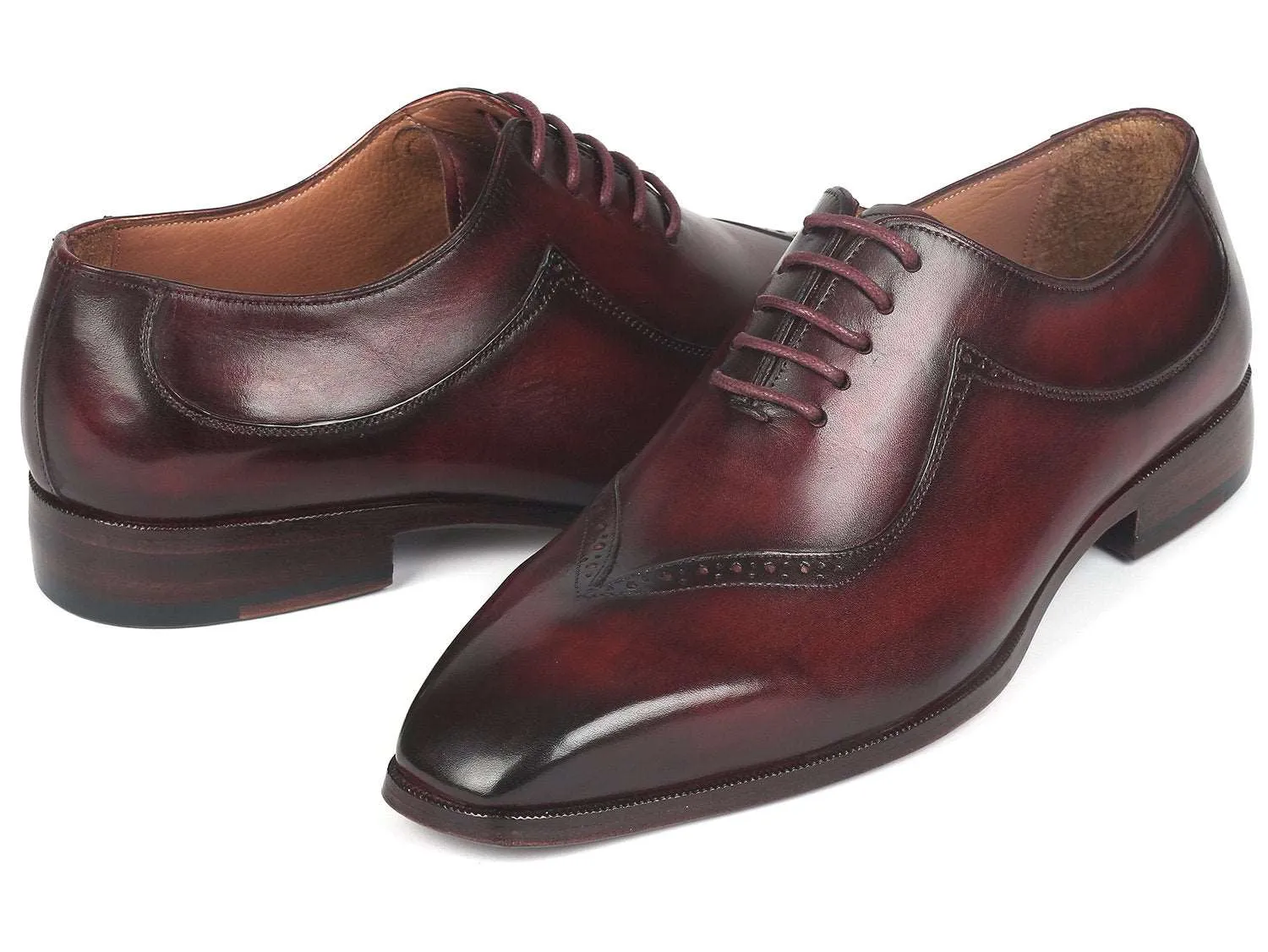 Paul Parkman Dark Bordeaux Men's Oxfords