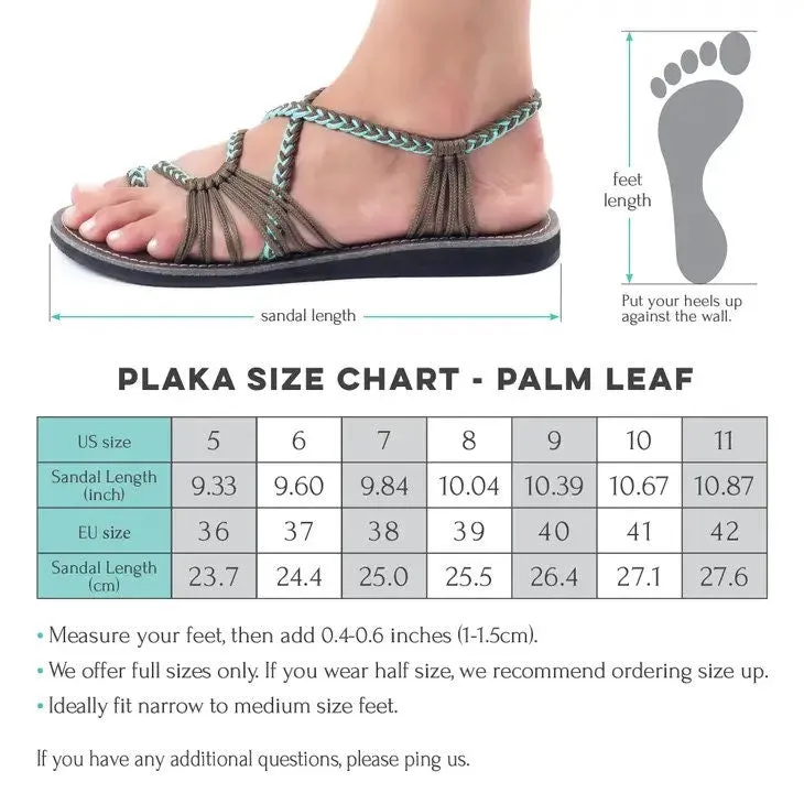 Plaka Black Seashell Flat Sandal