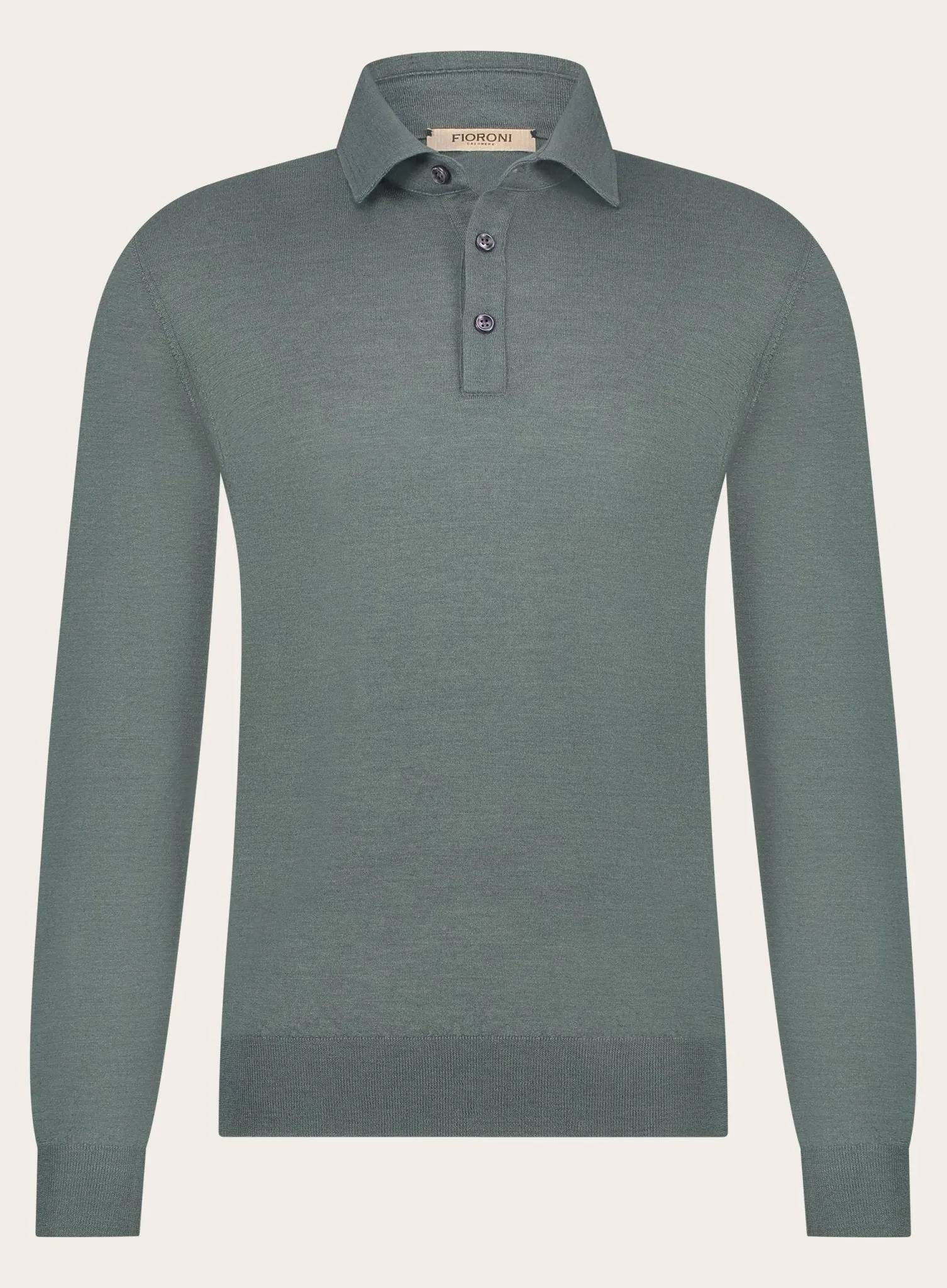 Poloshirt van cashmere